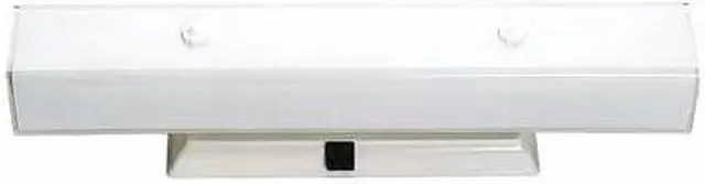 Main image of NUVO SF77-991 4 Light 24 in. Vanity White in. U in. Channel Glass Conv Out