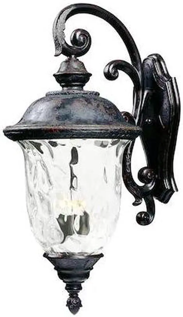 Main image of MAXIM LIGHTING 3498WGOB Carriage House 3-Light 14" Wide Oriental Bronze Outdoor