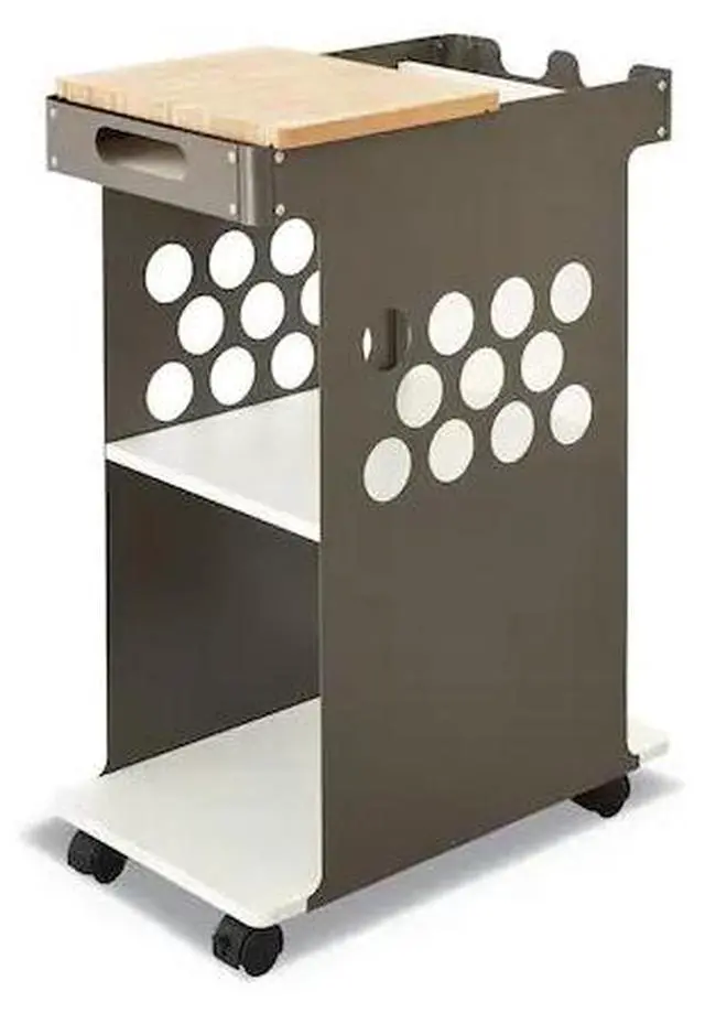 Alt view image 3 of 11 - Safco 5209WH Mini Rolling Storage Cart, White