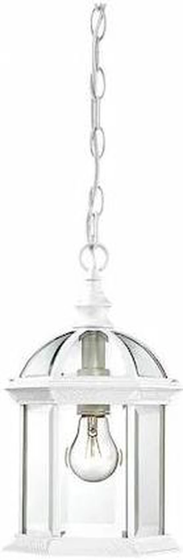 Main image of NUVO 60-4977 Boxwood 1-Light 14 in. Outdoor Hanging with Clear Beveled Glass