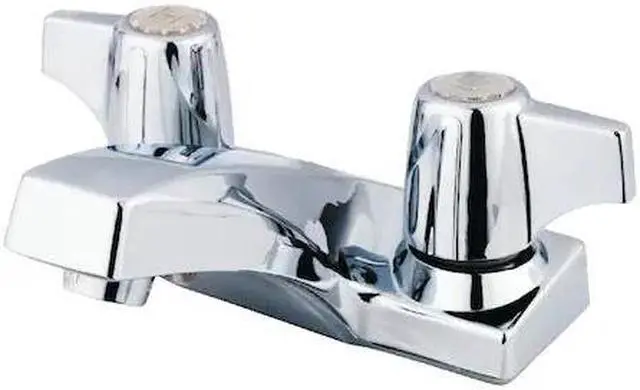 Alt view image 2 of 3 - Kingston Brass GKB100LP Water Saving Columbia Centerset Lavatory Faucet with Canopy Handles, Chrome