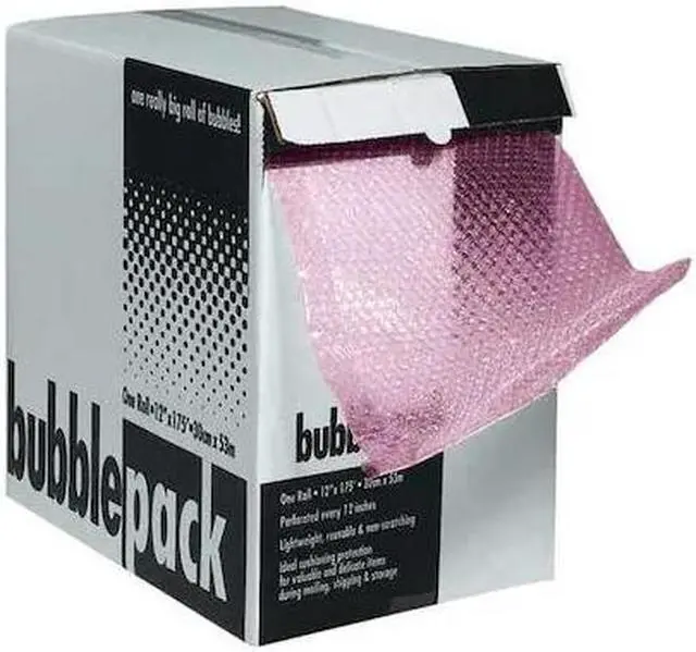 Main image of PARTNERS BRAND BD1212AS Anti-Static Bubble Dispenser Packs, 1/2" x 12" x 50',