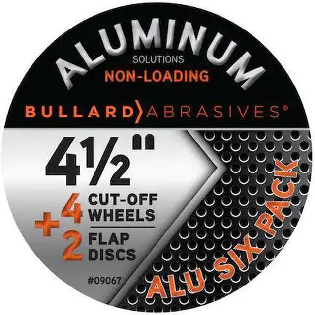 Main image of BULLARD ABRASIVES 9067 ALU Six Pack - (4) 63407, (1) 34284, (1) 34286