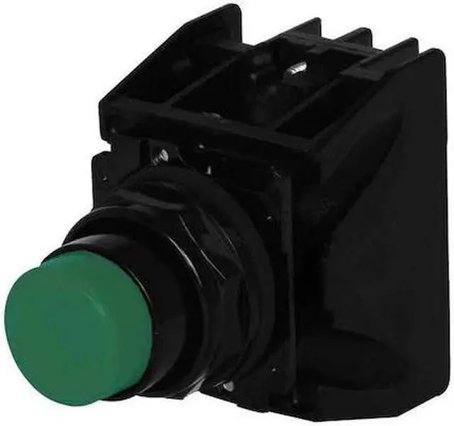 Main image of EATON E34EX708G Hazardous Location Push Button with Contacts, 30 mm, 1 NC, 1