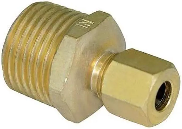 Main image of EVERFLOW C68R-1412-NL 1/4" O.D. COMP x 1/2" MIP Reducing Adapter Pipe Fitting,