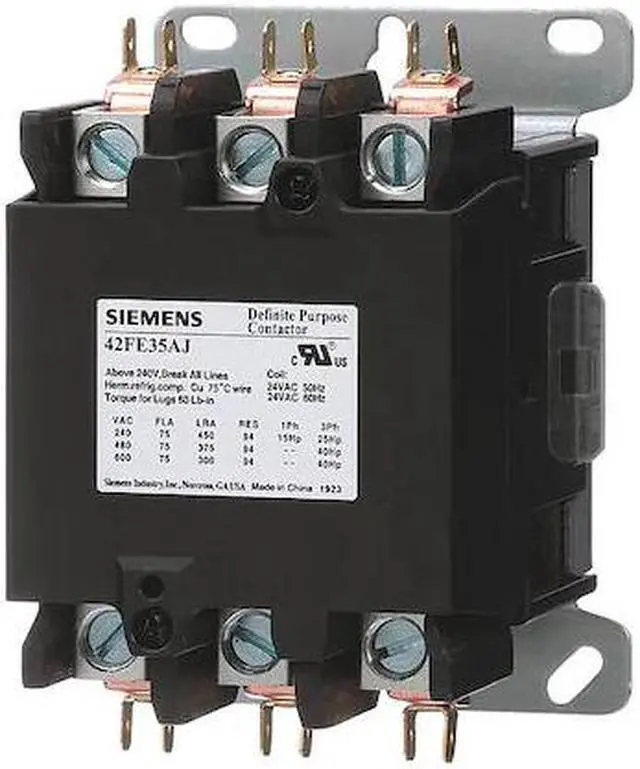 Main image of SIEMENS 42FE35AG Definite Purpose Magnetic Contactor, 208V-240V AC, 3 P,