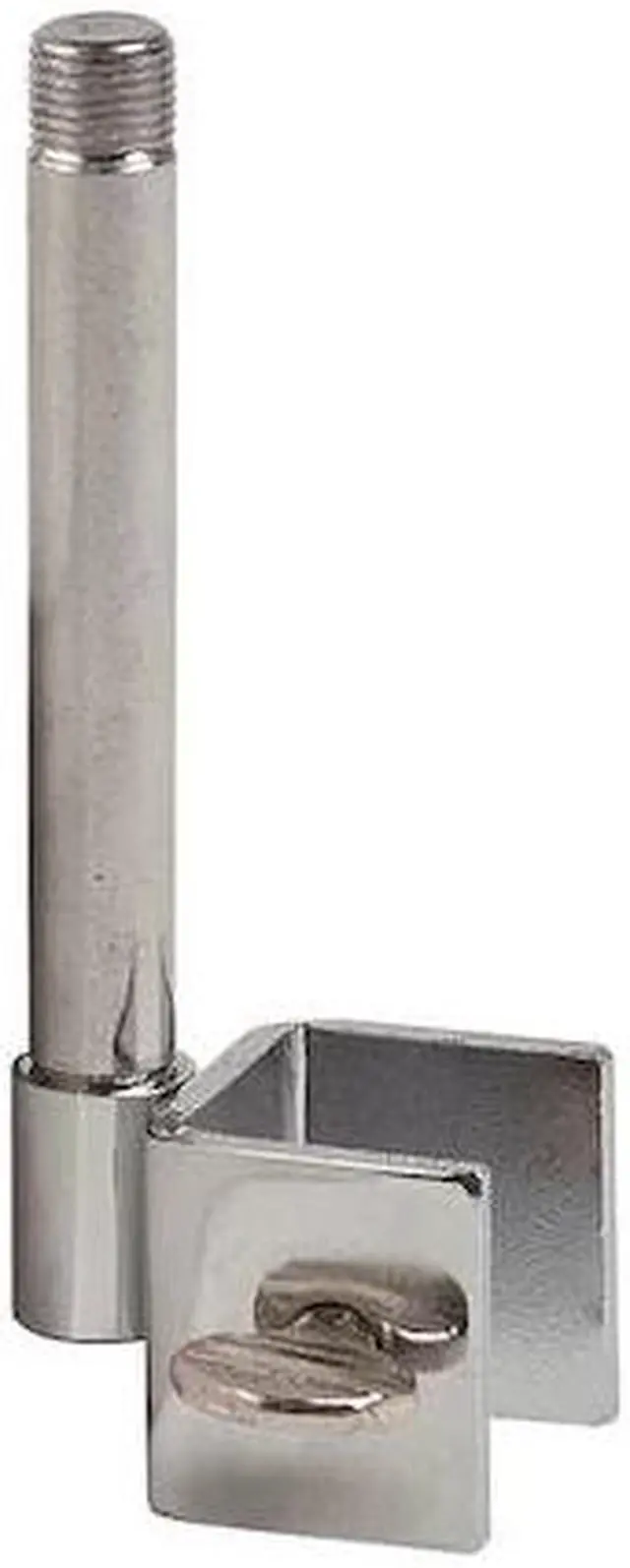 Alt view image 2 of 2 - 3" Stem w/ 3/8" Fitting for 1/2" x 1-1/2" Rectangular Tubing - Chrome Finish,Pack Size - 100