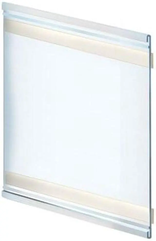 Main image of AZAR DISPLAYS 199628 8.5"W x 8"H Adhesive-Back Nameplate, PK10