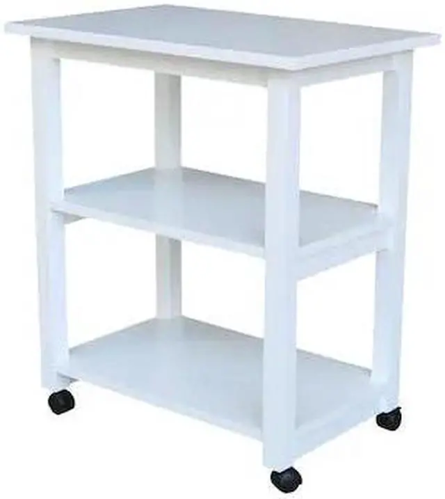 Main image of INTERNATIONAL CONCEPTS WC08-185 Microwave Cart, White