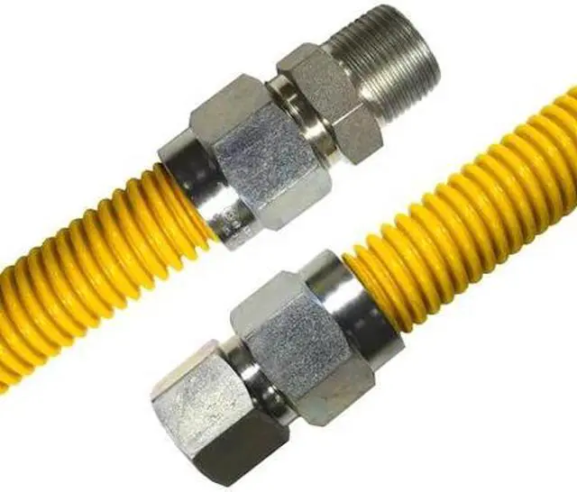 Main image of JONES STEPHENS G76042 1 OD 3/4 ID Gas Connector W/ 3/4 in FIPx3/4 in MIP