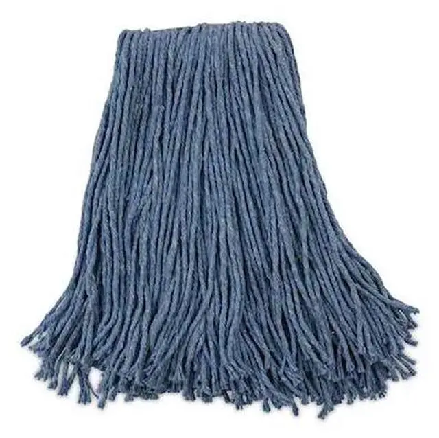Alt view image 3 of 14 - Boardwalk Mop Head Standard Head Cotton/Synthetic Fiber Cut-End #20 Blue 12