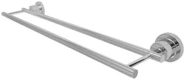 Alt view image 8 of 12 - Kingston Brass BA8213C Concord 24 Inch Dual Towel Bar - Polished Chrome