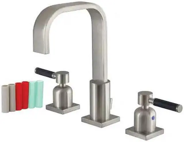 Alt view image 2 of 6 - Fauceture FSC8968DKL 8 in. Widespread Bathroom Faucet, Brushed Nickel