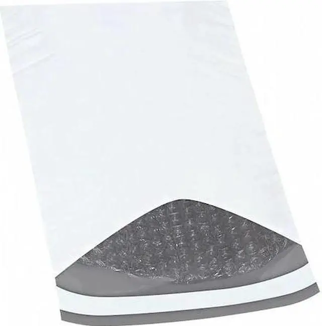 Main image of PARTNERS BRAND B82725PK Bubble Lined Poly Mailers, 7 1/4" x 8", White, PK25