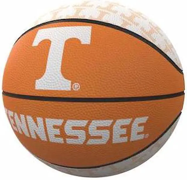Main image of LOGO BRANDS 217-91MR-1 Tennessee Repeating Logo Mini-Size Rubber Basketball