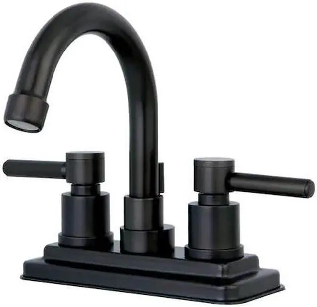 Alt view image 3 of 5 - Kingston Brass KS8665DL Concord Two Handle 4" Centerset Lavatory Faucet with Bra