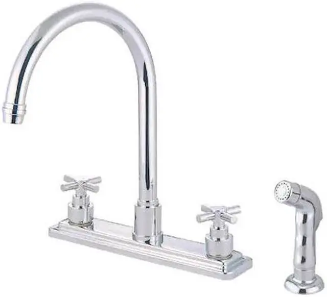 Alt view image 3 of 3 - Kingston Brass KS8791EX Kitchen , Faucet, Polished Chrome