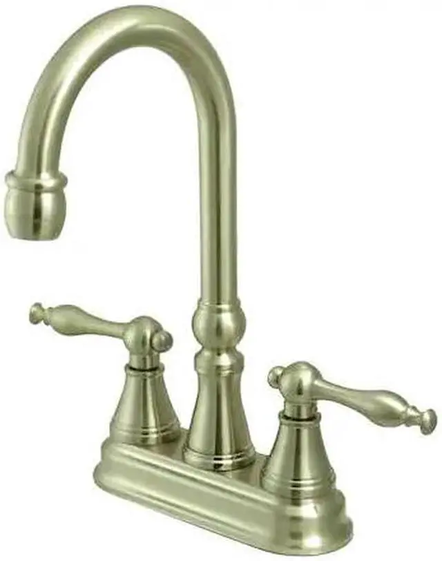 Alt view image 2 of 2 - Kingston Brass KS2498NL Bar Faucet, Brushed Nickel