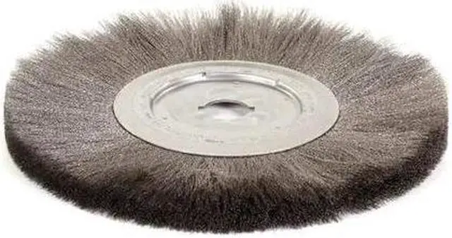 Alt view image 5 of 7 - WEILER 93004 Crimped Wire Wheel Wire Brush, Arbor, 12"