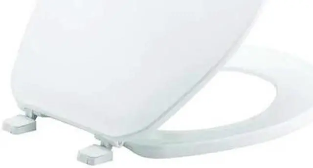 Main image of BEMIS GR70 000 Toilet Seat With Cover, Top-Tite, Round, White