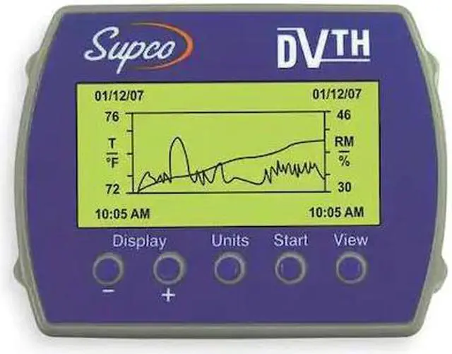 Alt view image 6 of 6 - Supco Data View Logger, Temp and Humidity  DVTH