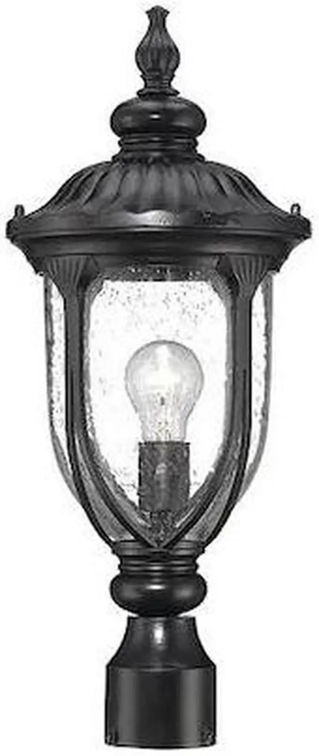 Main image of ACCLAIM LIGHTING 2217BK Post Mount Light,Matte Black,1-Light