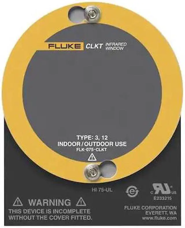 Alt view image 2 of 2 - FLUKE Fluke-100-CLKT Round Infrared Window,100mm dia,Type3/12