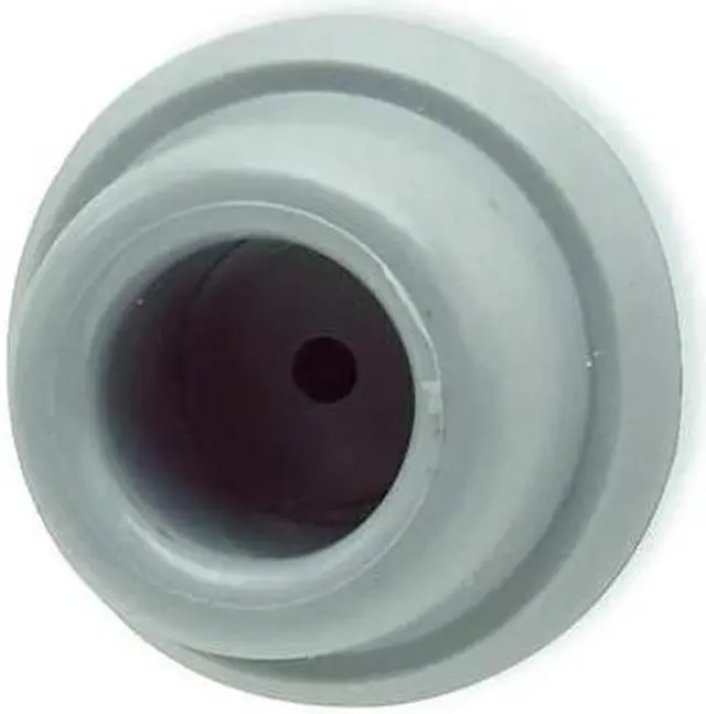 Main image of ZORO SELECT 4JG96 Concave Door Stop, Rubberhite