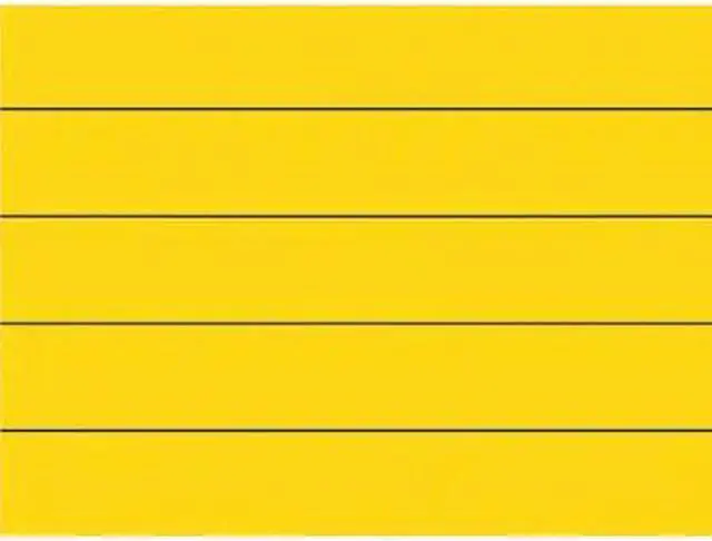 Main image of Magna Visual PMR-762 Magnetic Write-On/Wipe-Off Pre-Cut Strips, 6 x 7/8, Yellow, 25/Pack