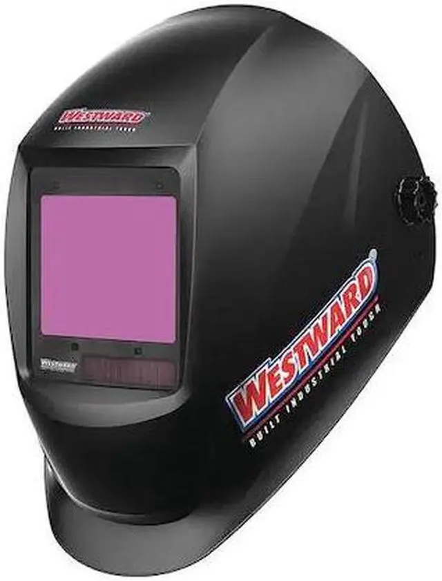 Alt view image 2 of 2 - WESTWARD 33N557 Auto Dark Welding Helmet, Shade 6-9/9-13, Black
