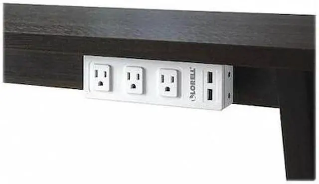 Alt view image 9 of 14 - Lorell LLR33996 Under Desk AC Power Center