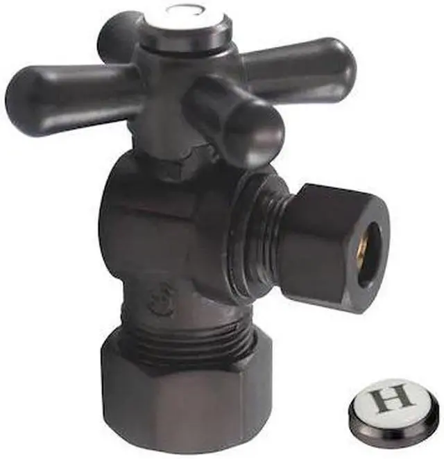 Main image of VINTAGE CC53305X CC53305X 5/8" X 3/8" OD Comp Angle Stop with Handle