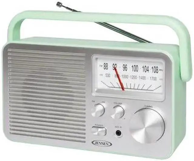 Main image of JENSEN MR-750-GR Portable AM/FM Radio-Green