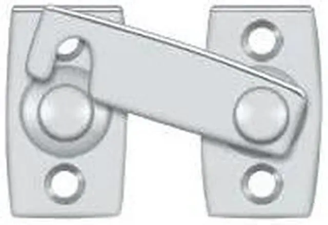 Alt view image 2 of 2 - Deltana SB3178U26 0.87 in. Shutter Bar - Door Latch, Bright Chrome - Solid Brass