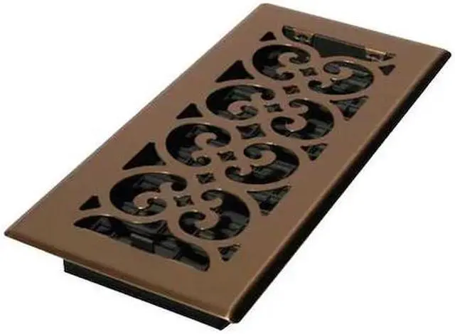 Main image of DECOR GRATES SPH408-A Floor Register 5.5 X 9.5, Antique Brass, Brass