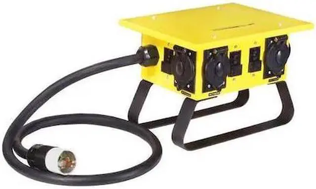 Alt view image 2 of 3 - SOUTHWIRE 6508TLSX Power Distribution Box,50 AC,(4) L5-20R