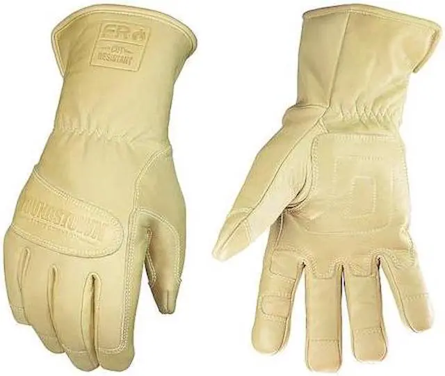 Alt view image 2 of 5 - YOUNGSTOWN GLOVE CO 12-3290-60-XL FR Ultimate WP Utility Glove, Light Tan, XL,