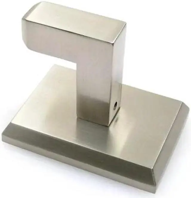 Alt view image 2 of 2 - Utica Robe Hook in Satin Nickel