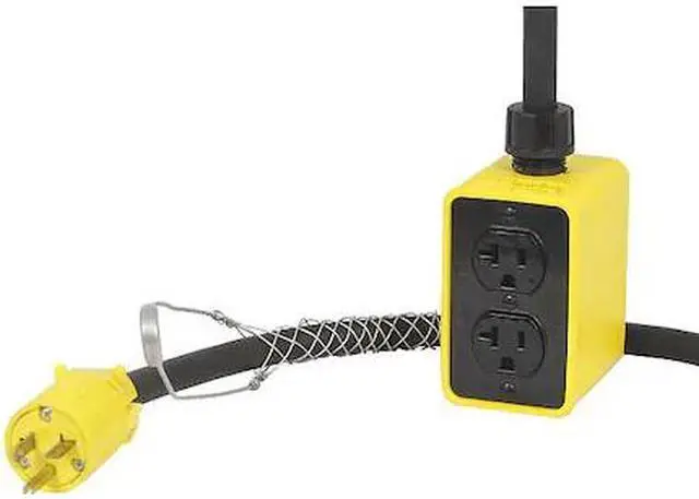 Main image of KH INDUSTRIES PP4DD-520-B12K-520 Pendant Drop Outlet Box,125V,2500W