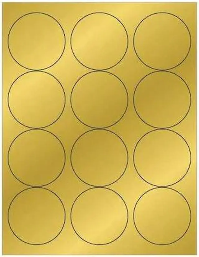 Main image of TAPE LOGIC LL217GD Tape Logic® Foil Circle Laser Labels, 2 1/2", Gold, 1200/Case