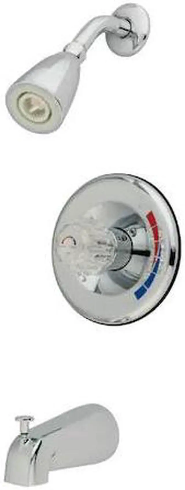 Alt view image 2 of 3 - Kingston Brass KB681 Single Handle Tub & Shower Faucet