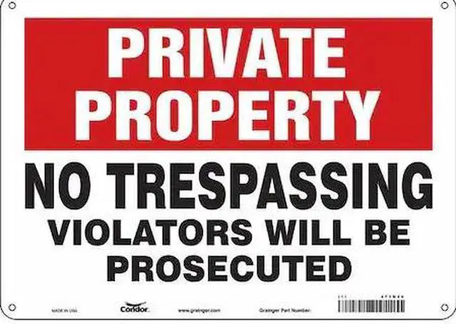 Main image of CONDOR 473M26 Safety Sign, 10 in Height, 14 in Width, Polyethylene, Horizontal
