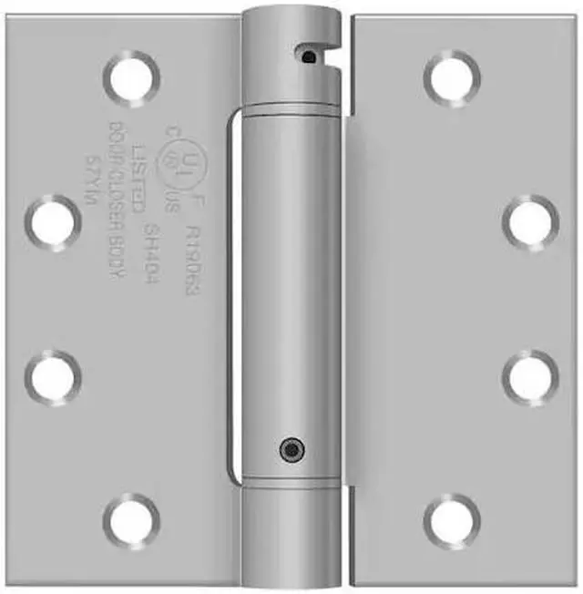 Alt view image 2 of 2 - Deltana DSH45U32D Spring Hinge - 4.5 x 4.5 in. - Brushed Stainless