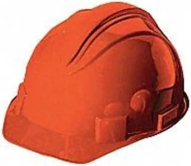 Alt view image 3 of 4 - Hard Hat, FrtBrim, Slttd, 4Rtcht, Hi-Viz Org