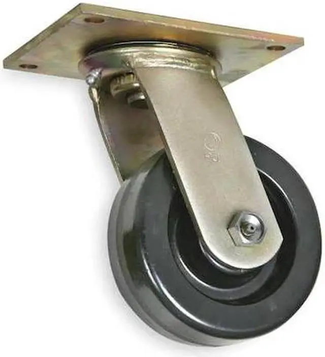 Main image of ZORO SELECT 1NVK7 Swivel Plate Caster,Phenolic,5 in.,1000 lb.