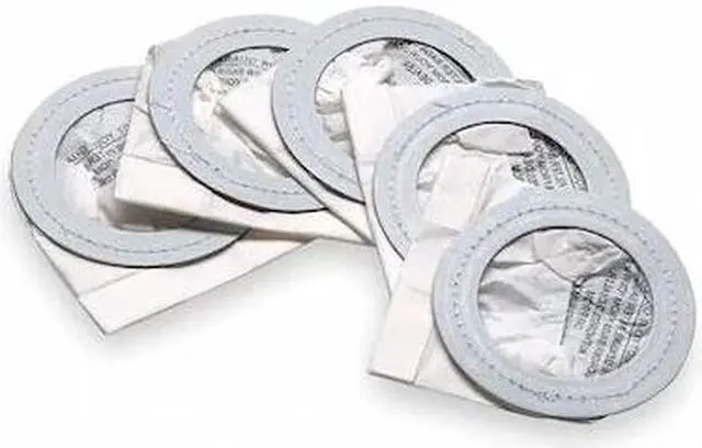 Alt view image 2 of 2 - Metrovac 4"W x 4" 2-Ply Bag, 5PK  Paper  DVP-26RP