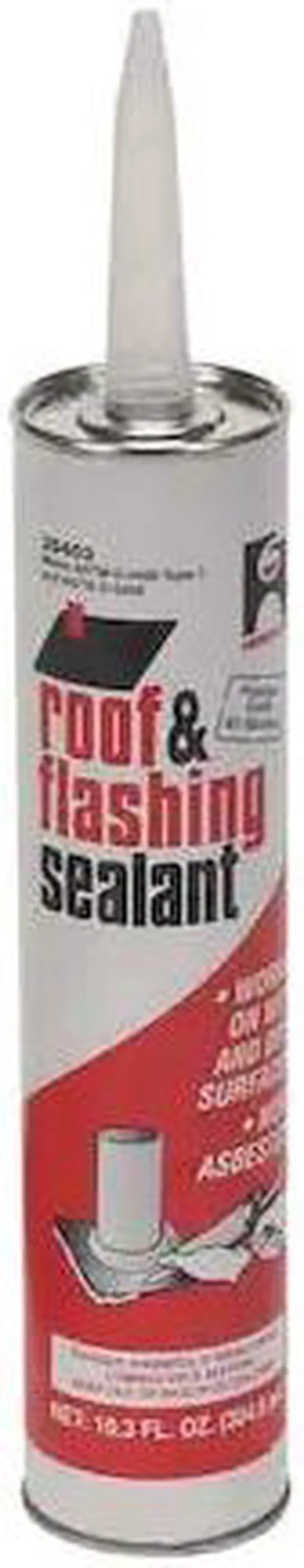Main image of HERCULES 25403 Roof Flashing Sealant,Black,10.3 oz