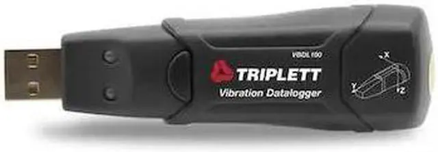Main image of TRIPLETT VBDL100 Vibration Datalogger, +/-0.5gAcc, LED