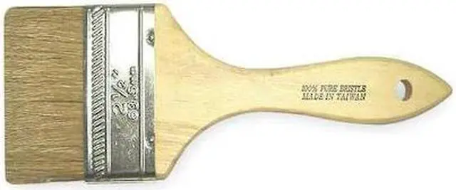 Main image of ZORO SELECT 1TTX3 2-1/2" Chip Paint Brush, China Hair Bristle, Unfinished Wood