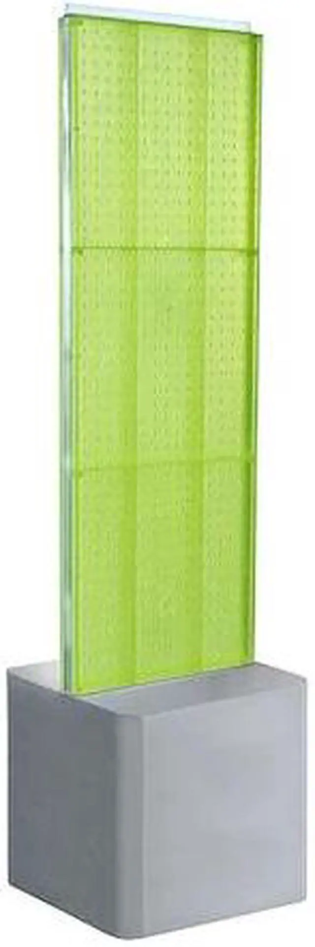 Main image of AZAR DISPLAYS 700775-GRE Two-Sided Pegboard Floor Adjustable DisplayPanel Size: